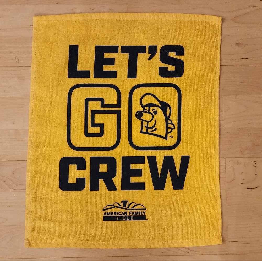Milwaukee Brewers "Let's Go Crew" Playoff Rally Towel